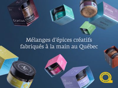La pincée, mélanges d'épices créatifs fabriqués à la main au Québec