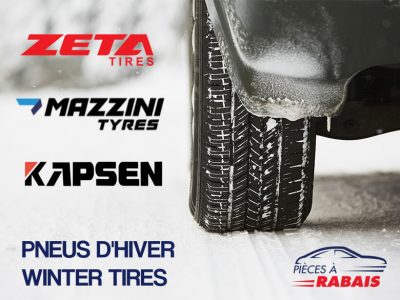 Procurez-vous les bons pneus avec Pièces à Rabais, livrés directement chez vous